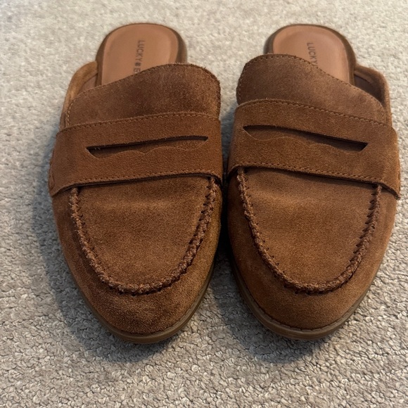 Lucky Brand Shoes - Lucky Brand Women’s  Tan Suede Slip-Ons
